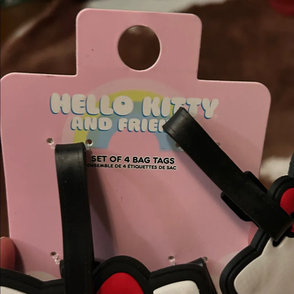 Hello Kitty Luggage Tags NWT Set of 4 - Image 3