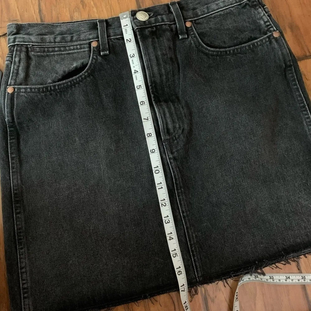 Rag & Bone Moss Denim Skirt - Image 11