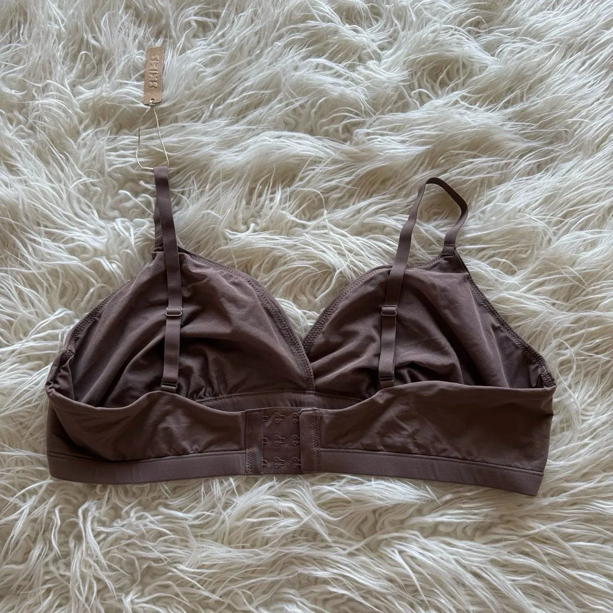 Skims Fits Everybody Crossover Bralette Umber Size 3X - Image 6