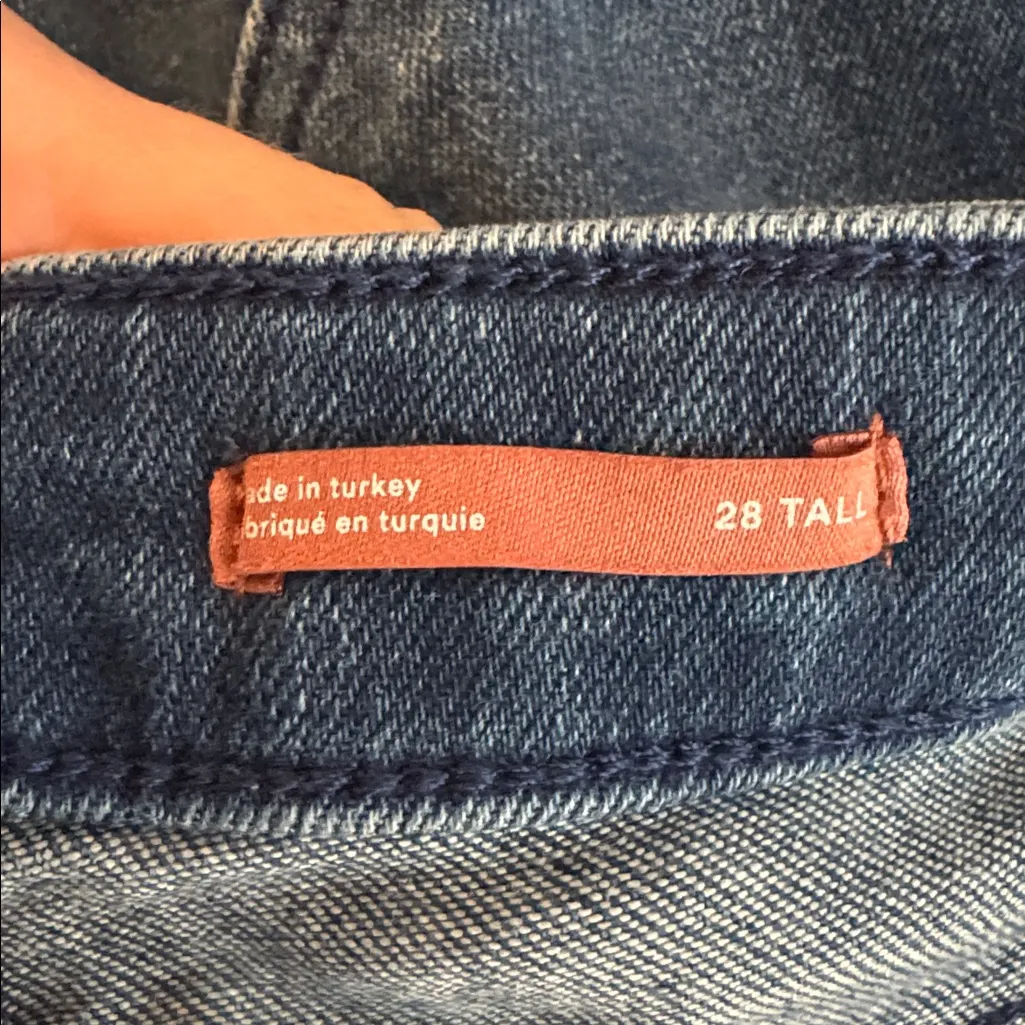 Pilcro The Icon Low-Rise Flare Jeans Anthropologie 28T - Image 7