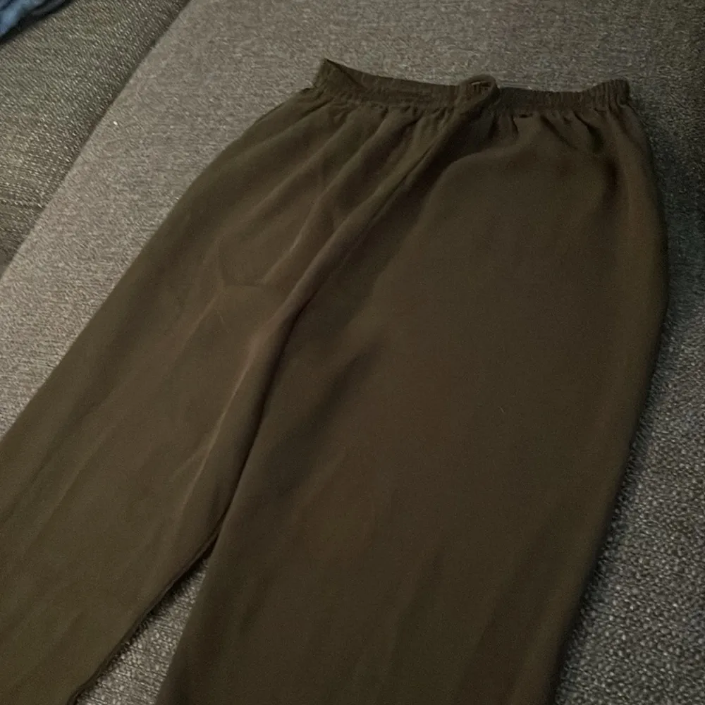 Sheer lounge bottoms in black - Image 5