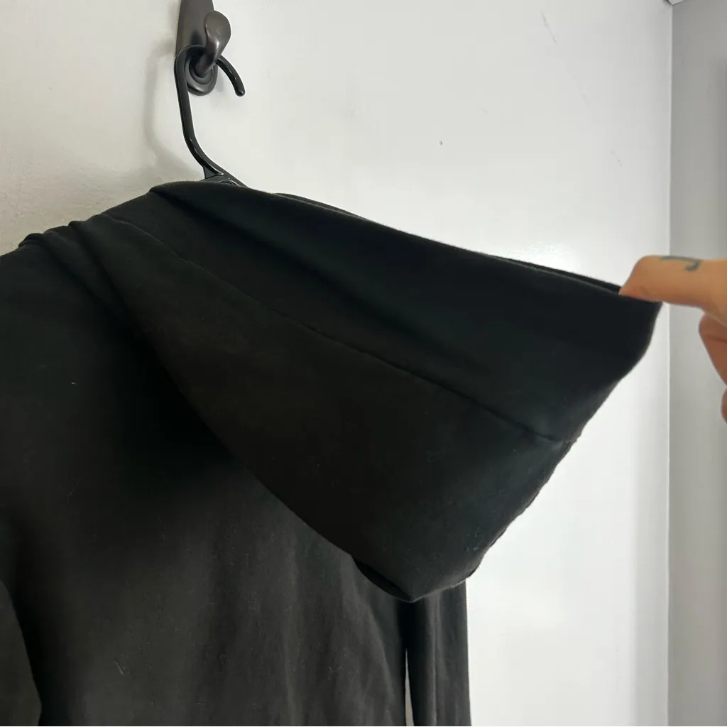 Ovate Valhalla Black Large Hood Hooded Sweatshirt Size Small - Image 10