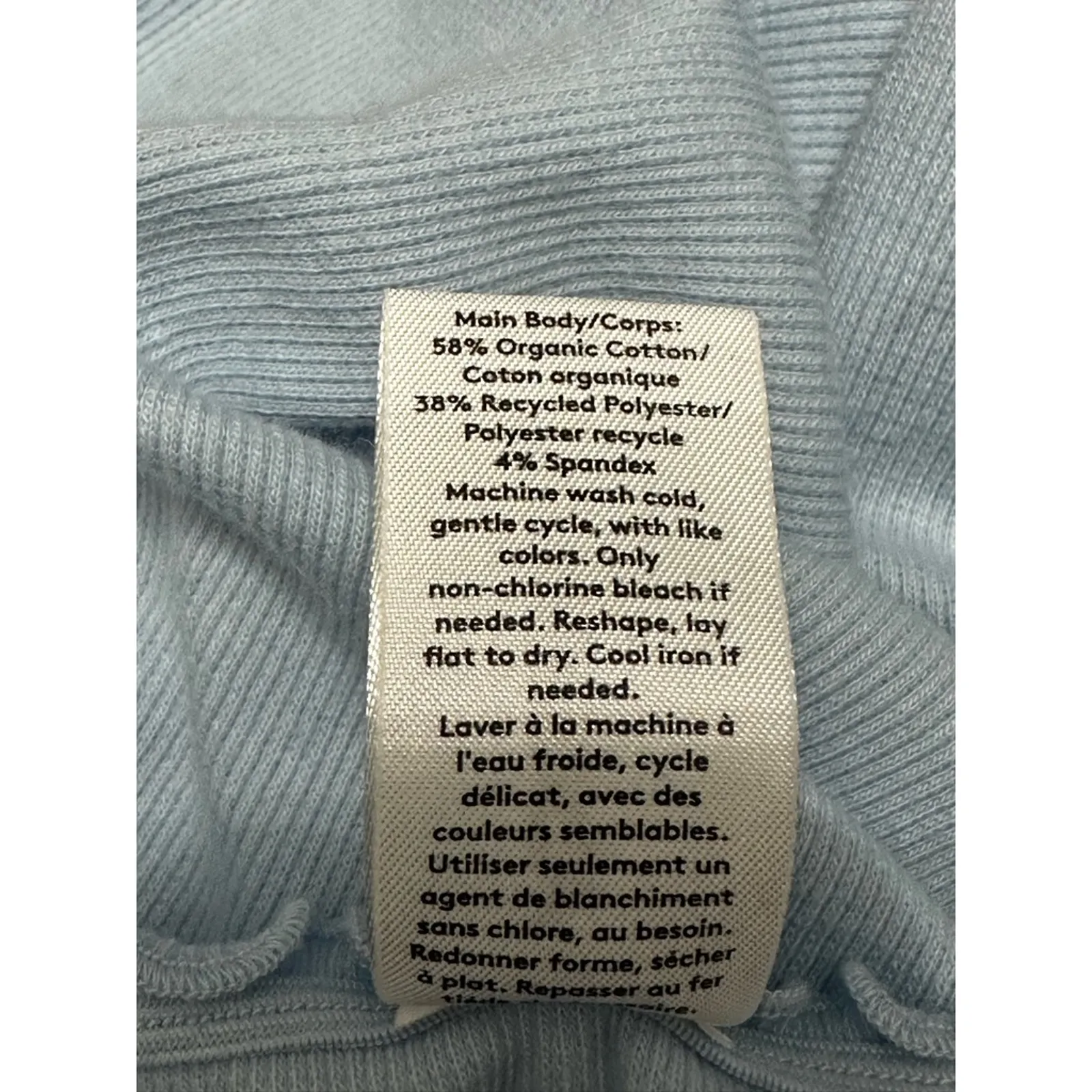 Abound Casual Bodycon Dress Ribbed Lettuce Edge Mini-Length Blue Women's 2X NWOT - Image 9