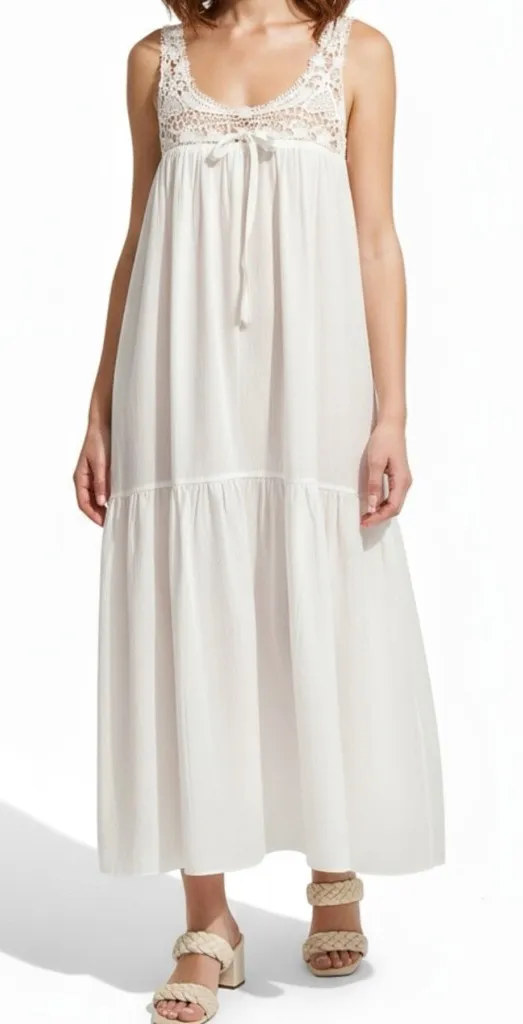 ULLA JOHNSON Rowena Coverup Dress, Ivory, P/XS White - $128 New With Tags -  From Dress Confidently