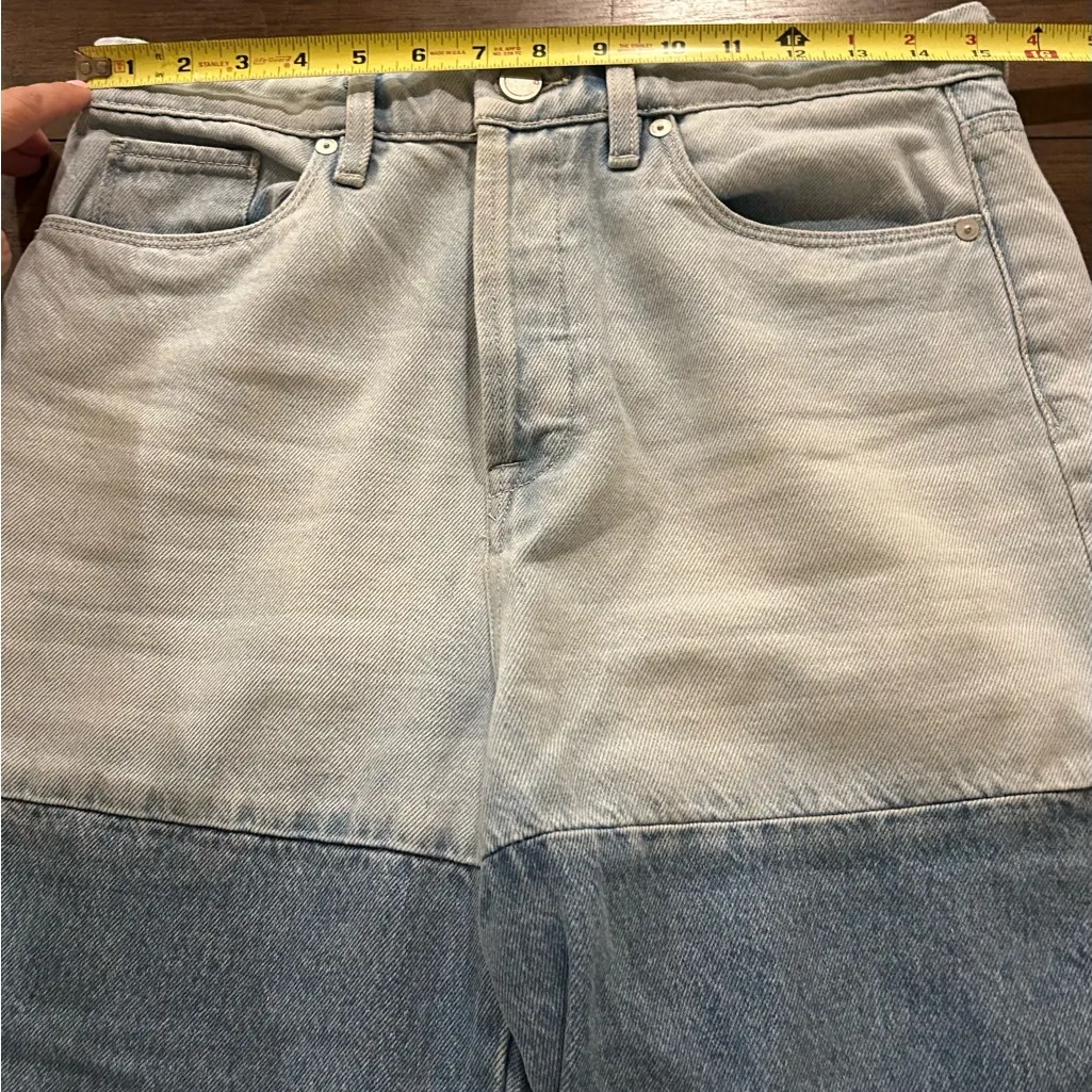 Blank NYC Women’s Baxter Color-Block Straight Leg Jeans Size 28 Style 70RK3038 - Image 7