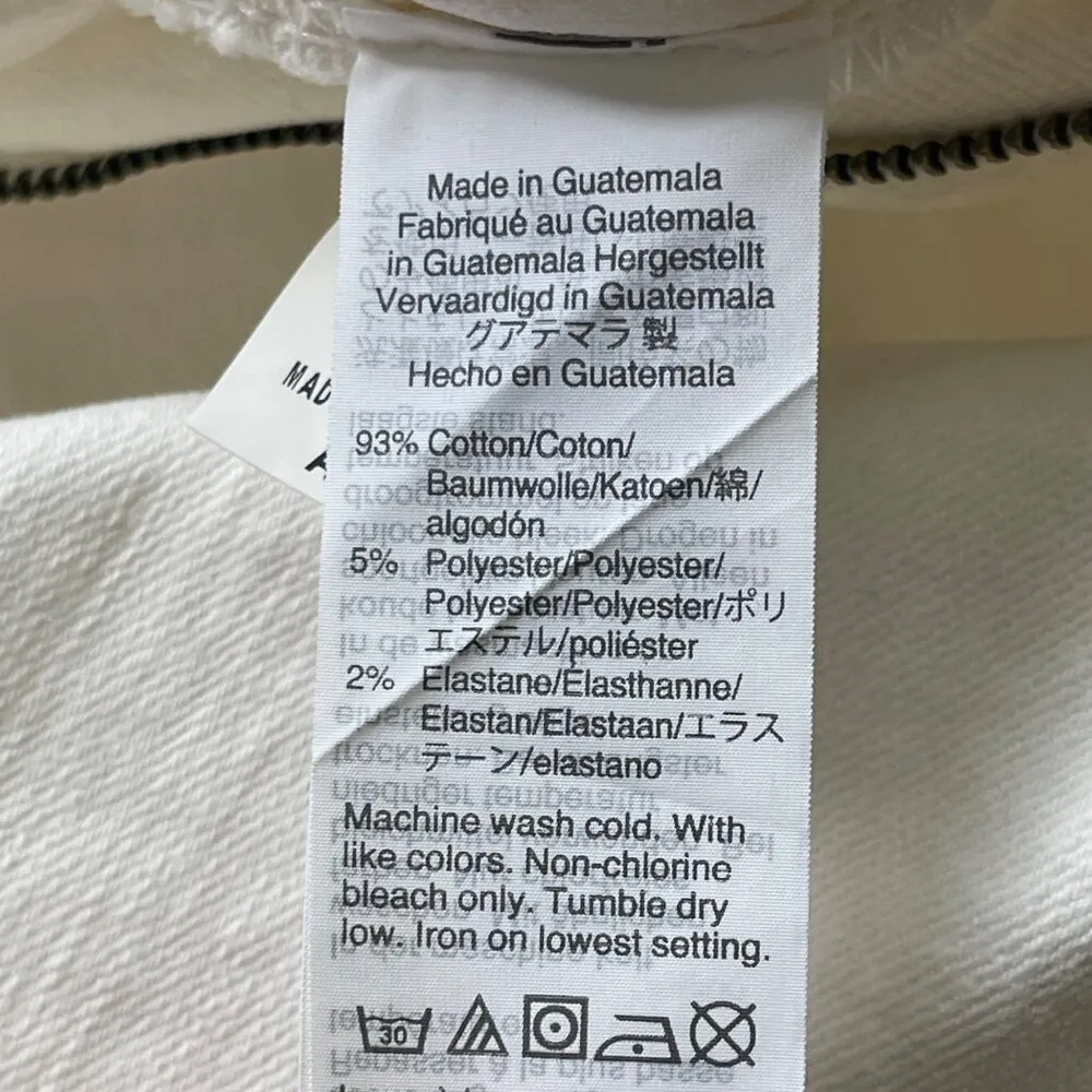 Madewell The Perfect Vintage Crop Jean Womens Size 30 Raw Hem Edition Tile White - Image 7