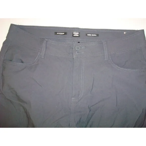 New NWT Womens 16 Short Gray Prana Pants Halle II Pockets UPF 50 Convertible SH - Image 2