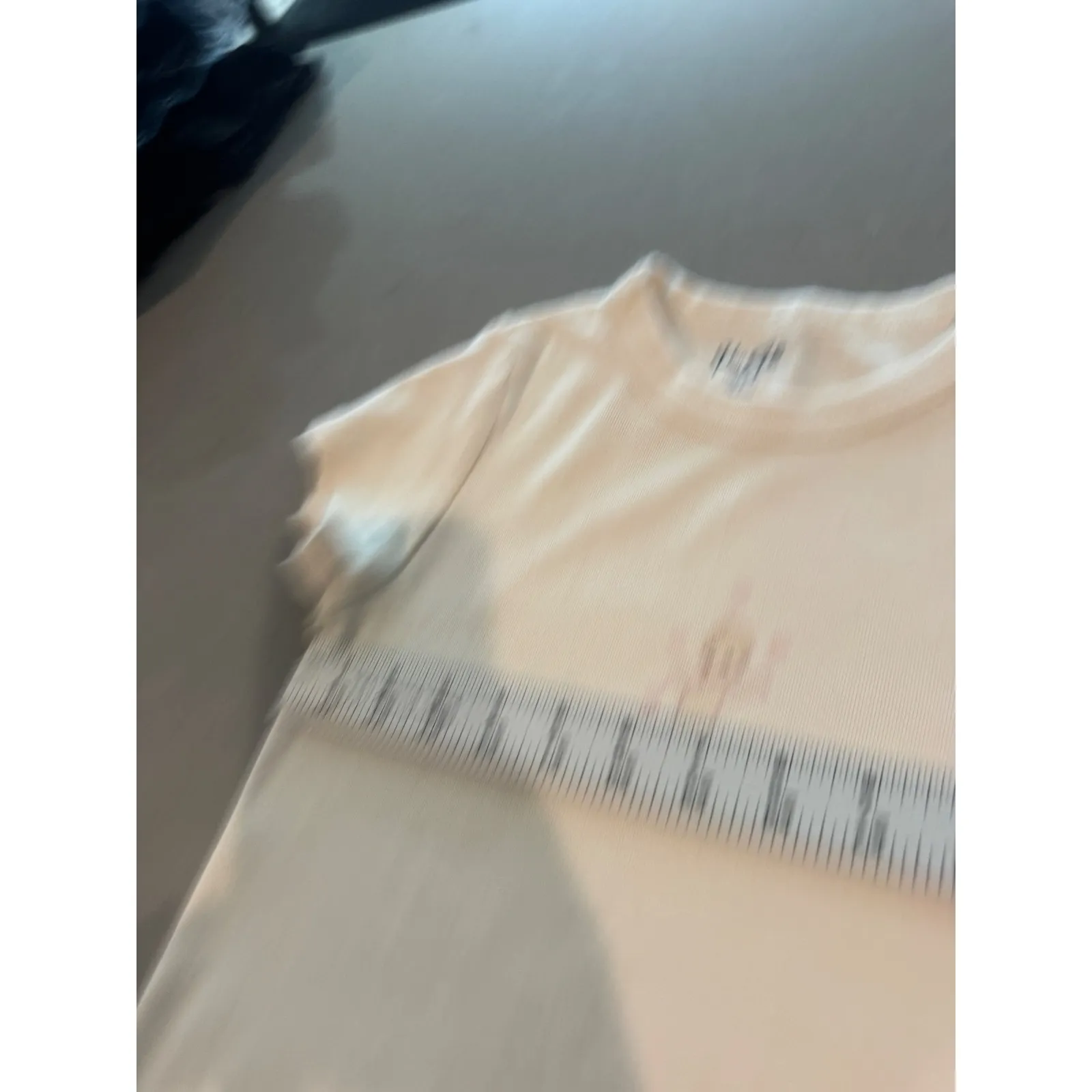 John Galt Cream‎ Baby Tee Graphic Print Short Sleeve Cotton Women's Top - Image 4