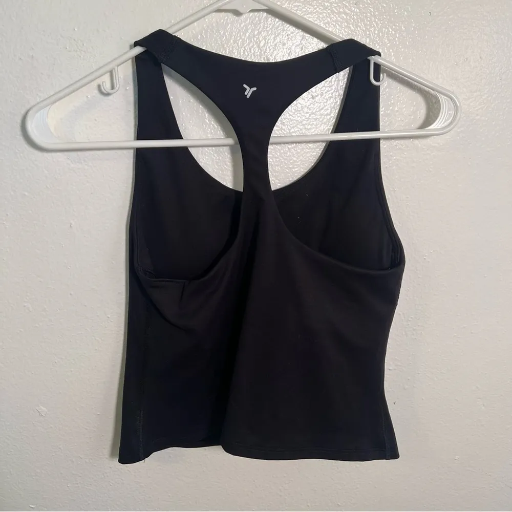 Old Navy Active PowerSoft Racerback Crop Tank Black XS - Image 6