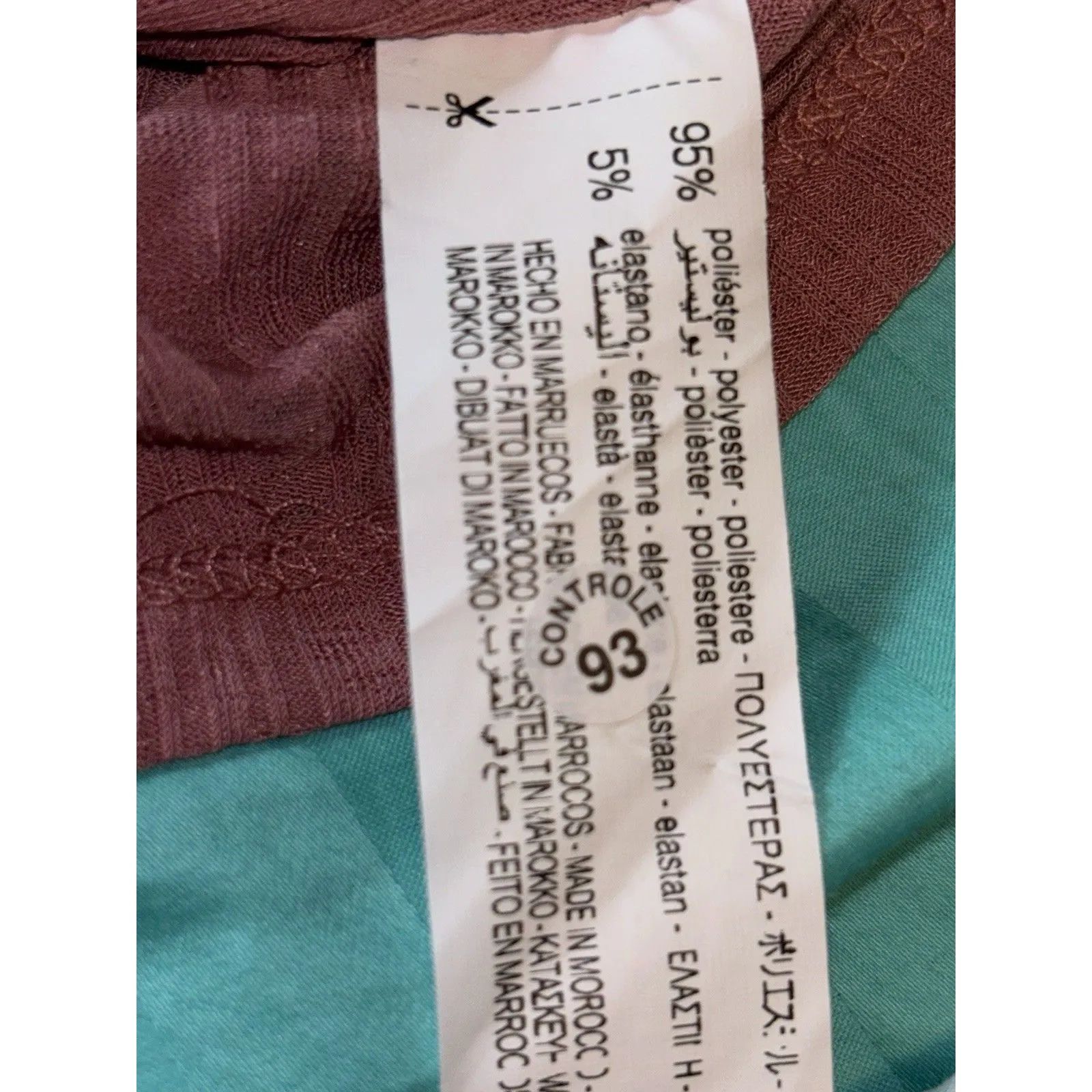 Zara Crop Top Mauve Pink V Neck Stretchy Ruffled 90s Y2k Sz Med - Image 11