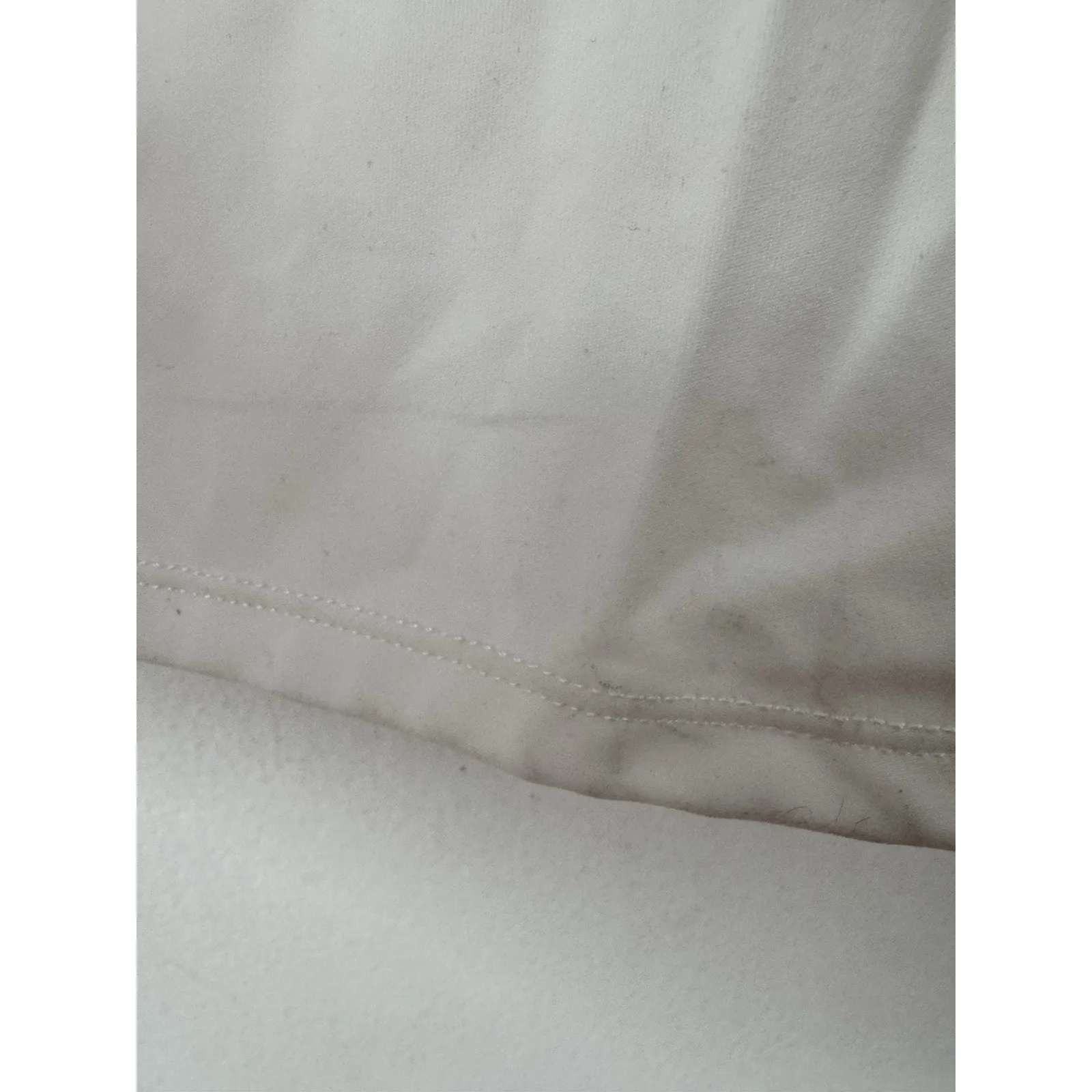 NWT Halara Contrast Lace Hem Midi Casual Slip Dress White Size Medium - Image 7