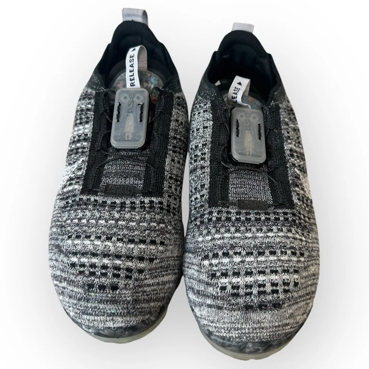 Nike Dark Grey FlyEase Flyknit VaporMax Running Sneaker US 8 - Image 2