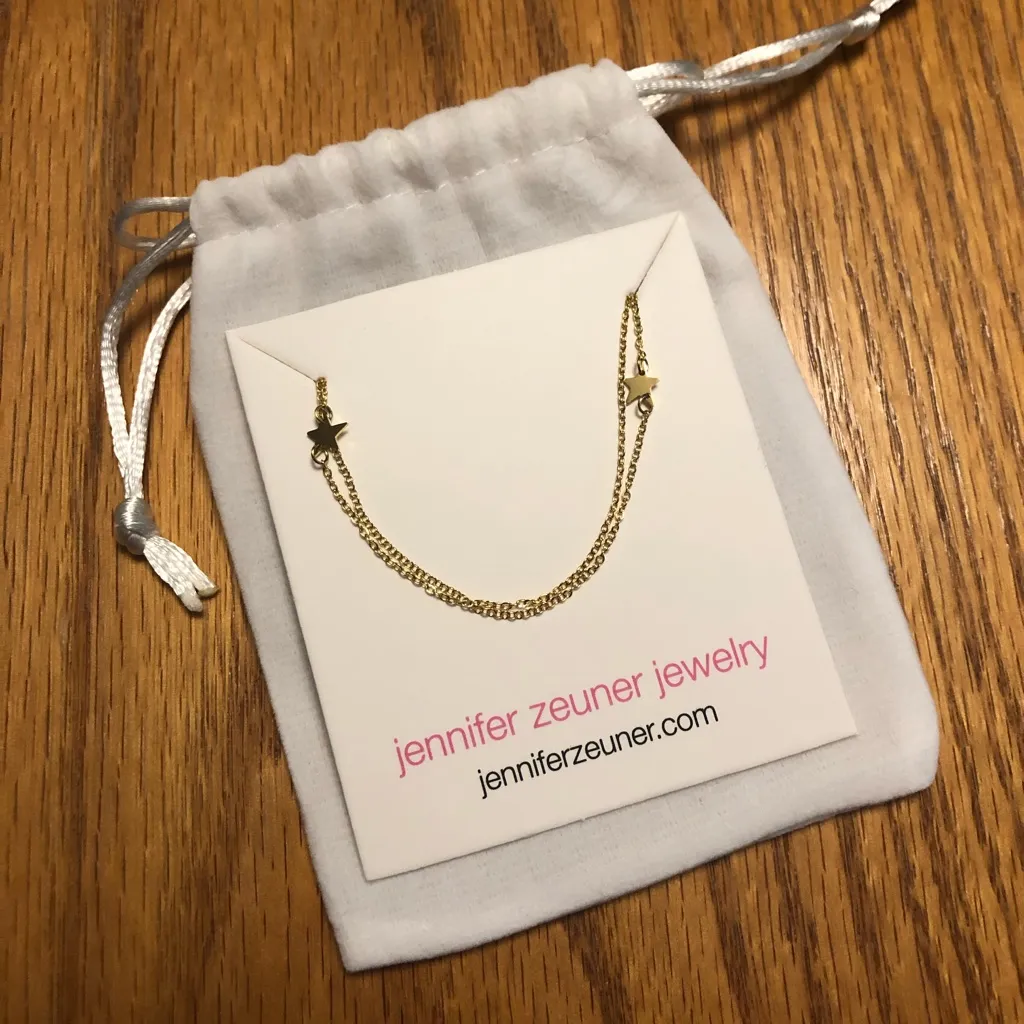❗️NWT❗️Jennifer Zeuner Star Double Necklace - Image 2
