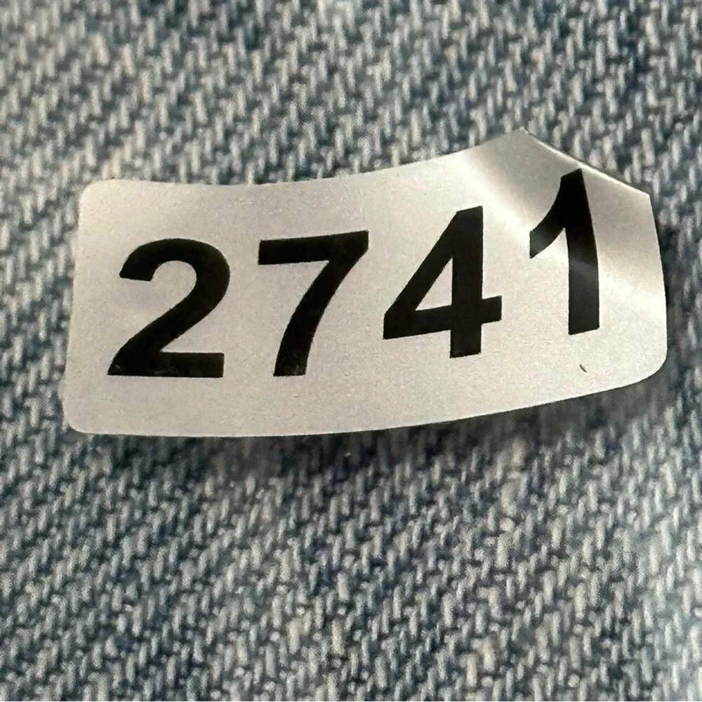 7 for all Mankind Womens 28 Light Blue East Village Edie High Rise Cropped Jeans - Image 11