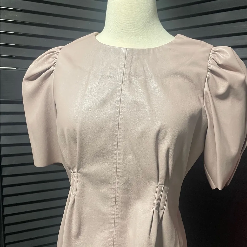 Lulus  Blush Pink Puff Sleeve Blouse - Image 4