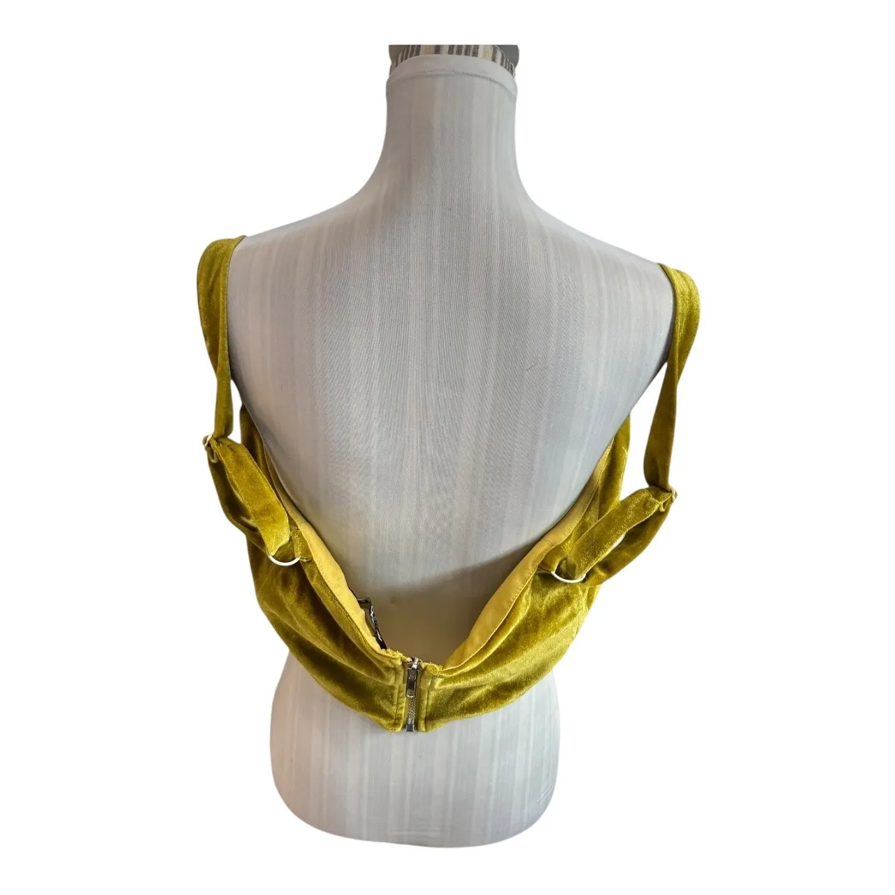 REBDOLLS Green Brush Corset Blouse Size 1X - Image 2