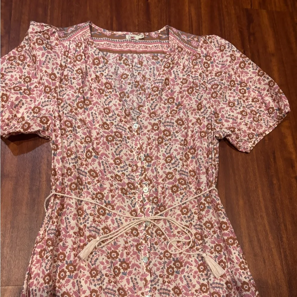 Faherty Orinda Maxi Dress Size L - Image 4