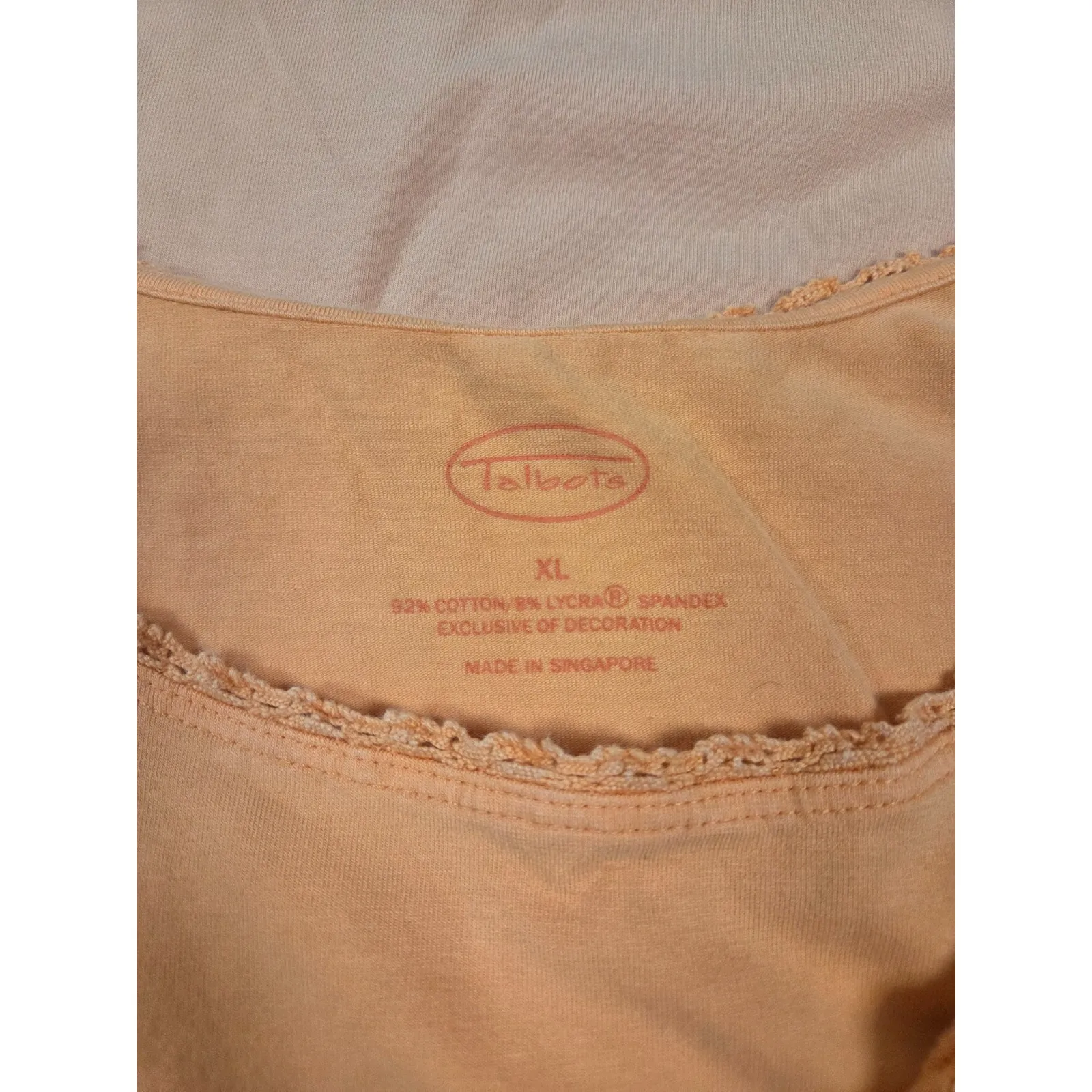 Talbots Solid Orange Tank Long Sleeve Shirt Sweater Lot of 3 Size XL - Image 2