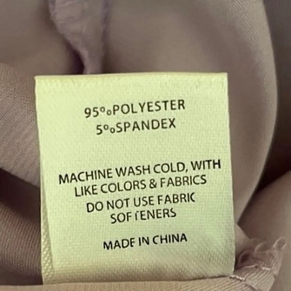 Rumours Purple Lilac Satin Fur Feather Sleeve Front Tie Crop Blouse Top Size M Size M - Image 4