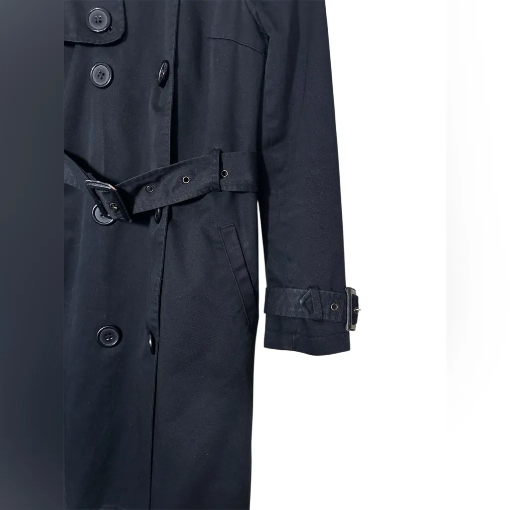 H&M Elegant Black Trench Coat - Image 5