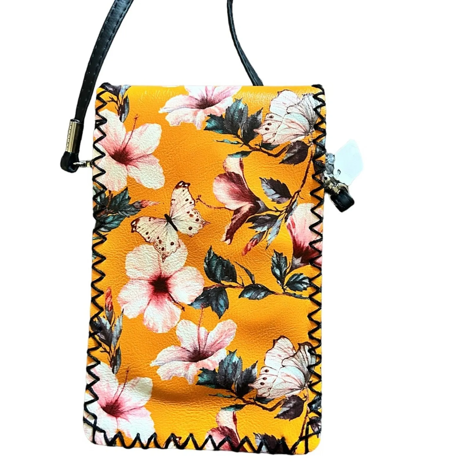 Butterfly leather pouch crossbody - Image 7