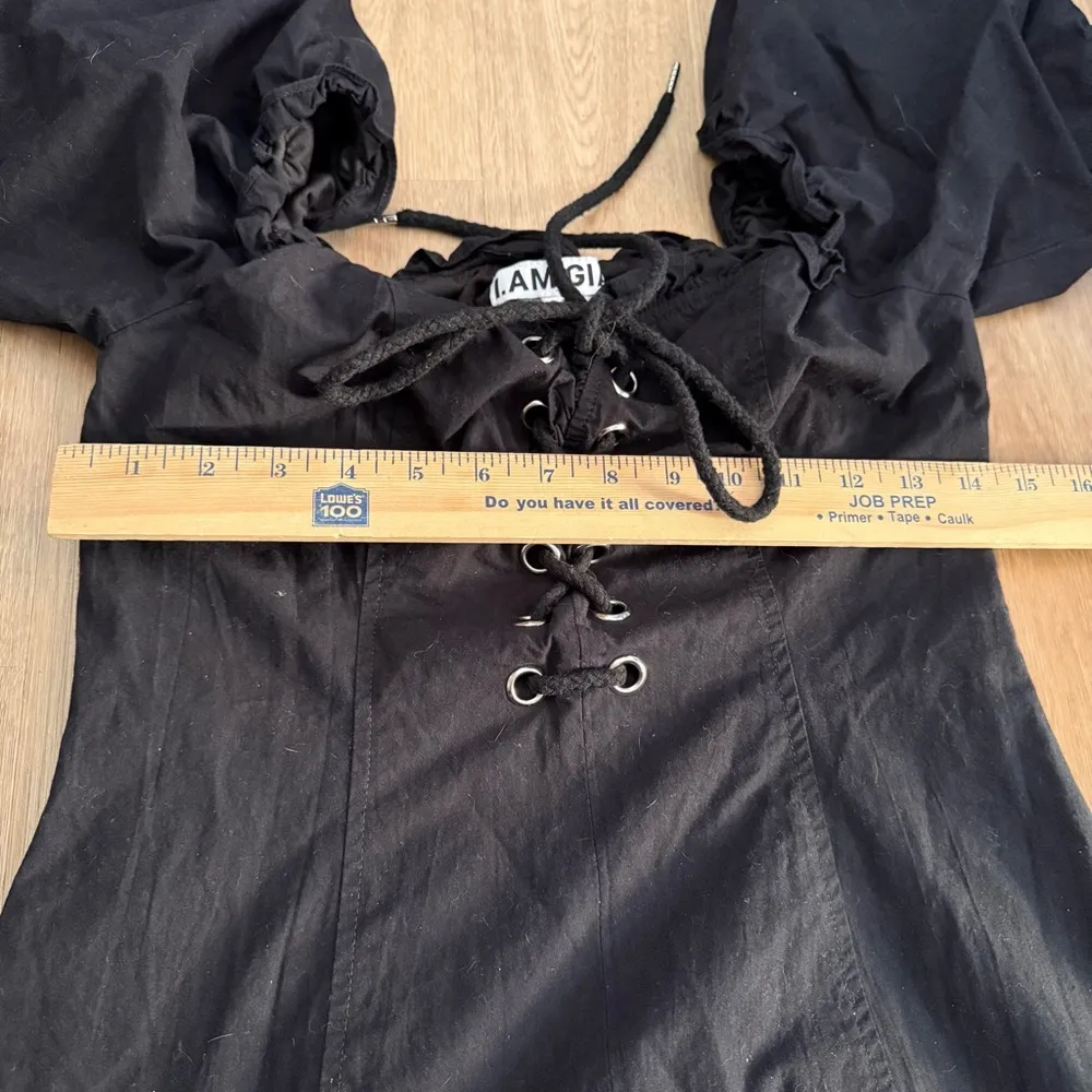 I.AM.GIA Ayla off shoulder black‎ dress size Medium - Image 5