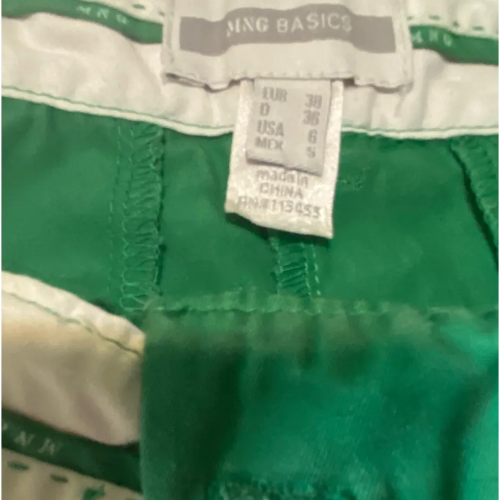 MNG by Mango Green Shorts size 6 - Image 2