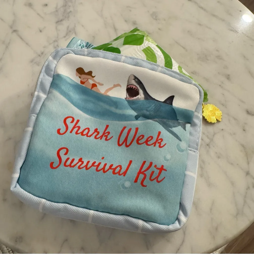 Shark Week Survival Kit Cosmetic Bag - Image 2