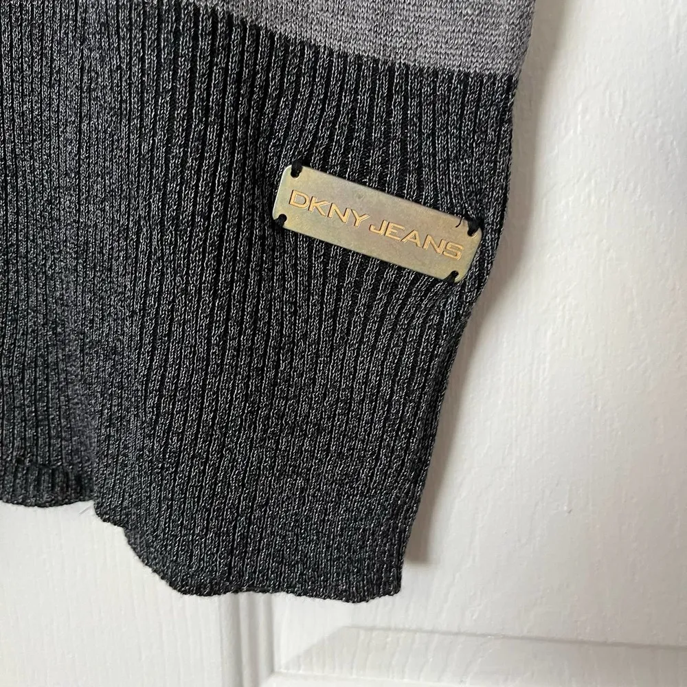 DKNY Jeans Striped Tunic Sweater - Size M - Image 2