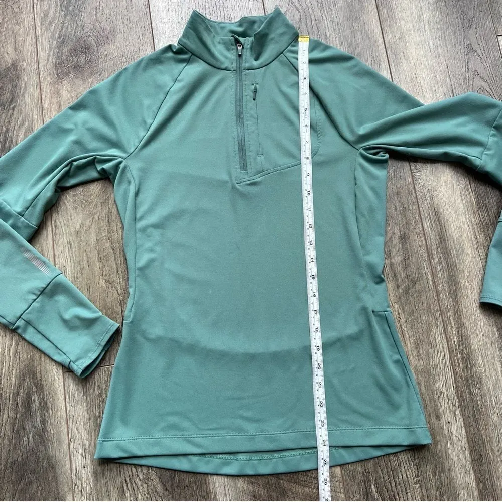 Merrell SelectWick 1/4 Zip Pullover Running Jacket Long Sleeve Shirt Sage Green - Image 10