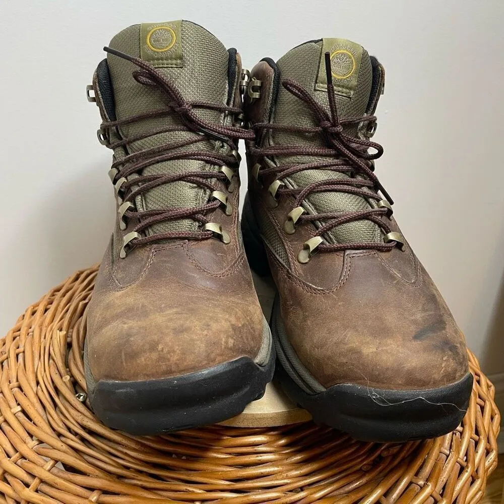 Timberland Chocorua BOOTS Gore-tex Hiking Womens Shoes 15631 Sz 10 Brown Leather - Image 4