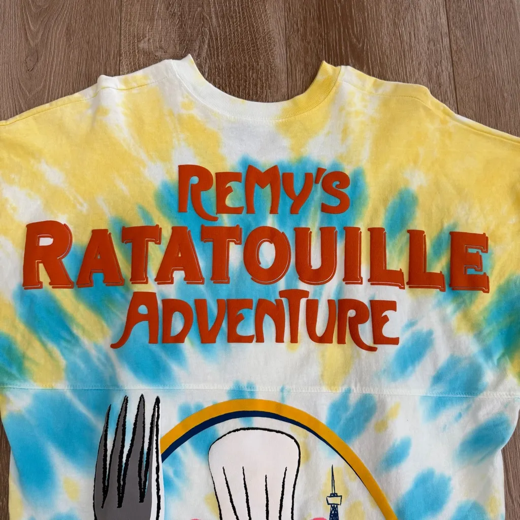Disney Store Remy Ratatouille Adventure Spirit Jersey Top Oversized Size Small - Image 6