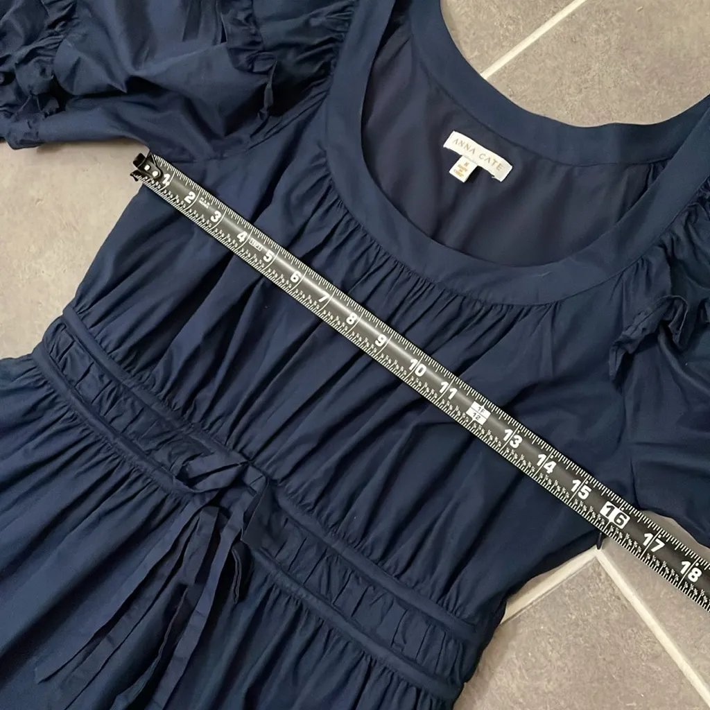 Anna Cate AURORA DRESS size Medium Blue - Image 9