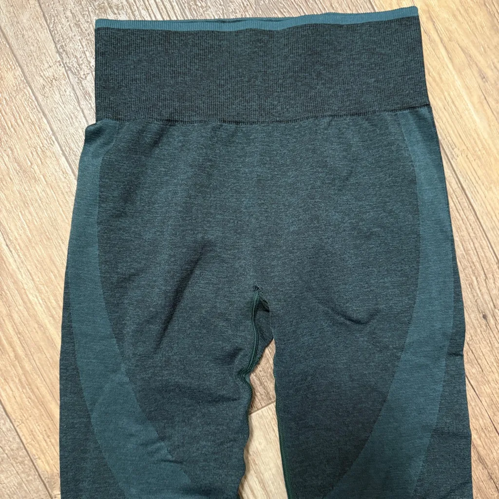 VS PINK Women’s Teal Green Seamless Leggings Small - Image 2