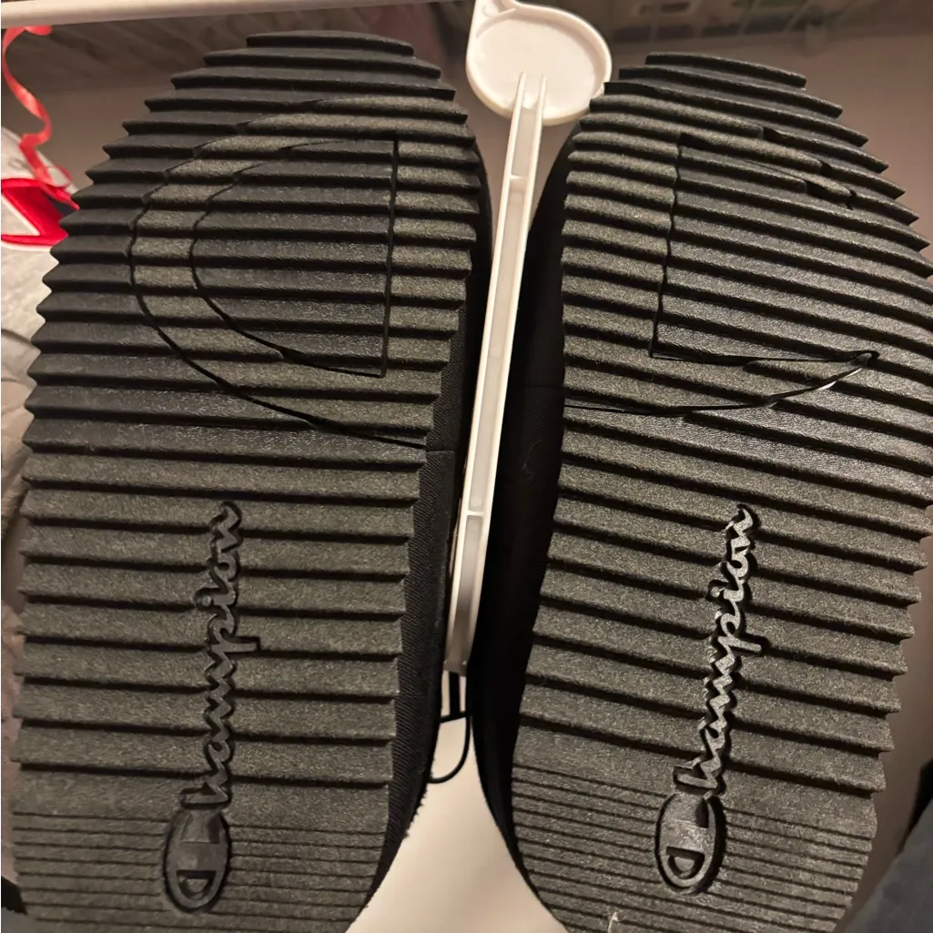 Champion Black Fleece-Lined Slippers - Image 7