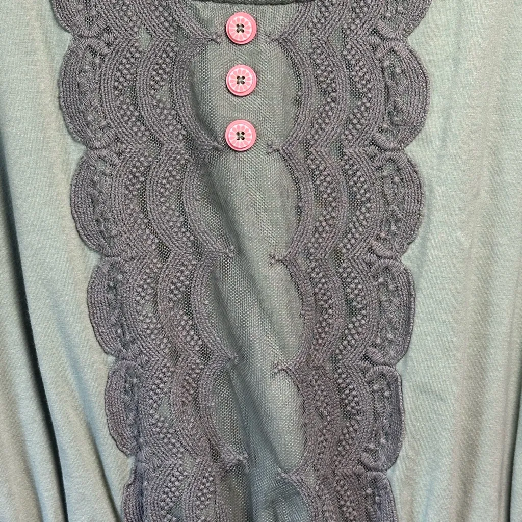 Matilda‎ Jane Where the Grass Grows Dress Fairycore Cottagecore Whimsigoth SZ L - Image 3