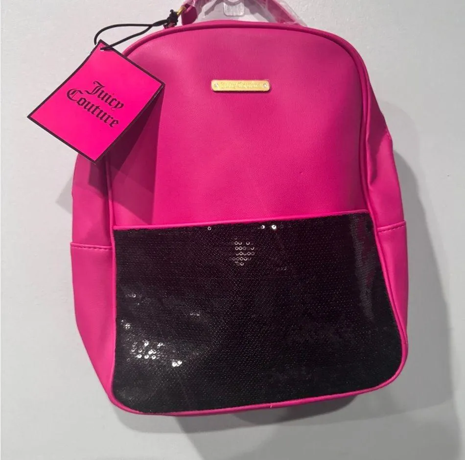 Juicy Couture pink sequin backpack. - Image 4