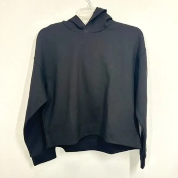 Madewell Women's Size Small‎ Ponte Hoodie Sweatshirt Travel Essential Minimalist - Image 2