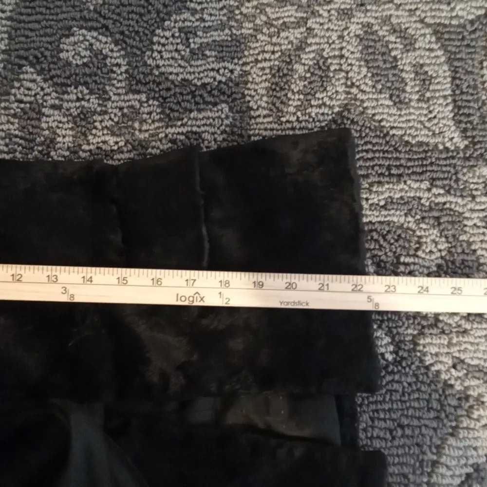 Club Monaco Faux Fur Womens Jacket Black Old Money Office Womens SP - Image 10