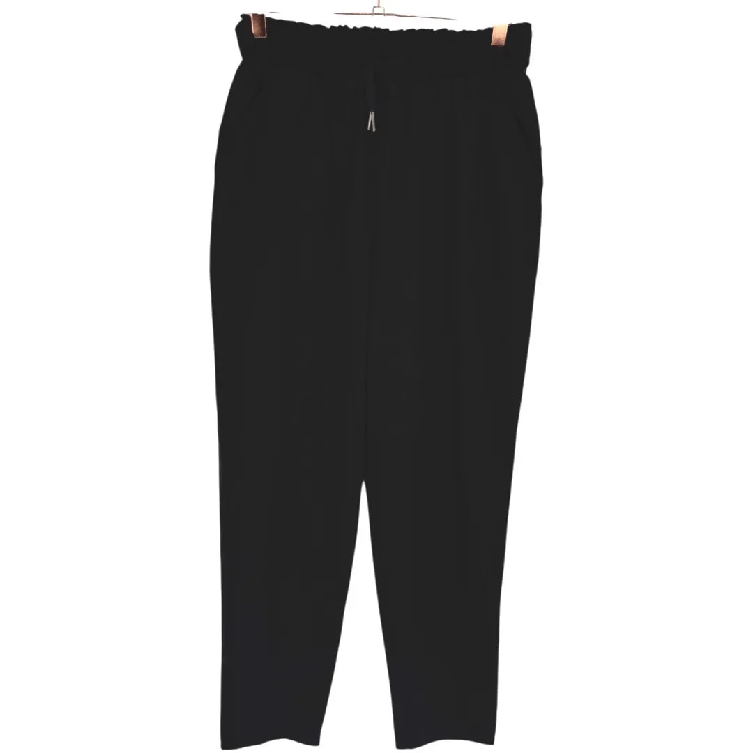 Lululemon Women's Keep Moving Pants Black Size 6 Activewear Athleisure Louge - Image 4