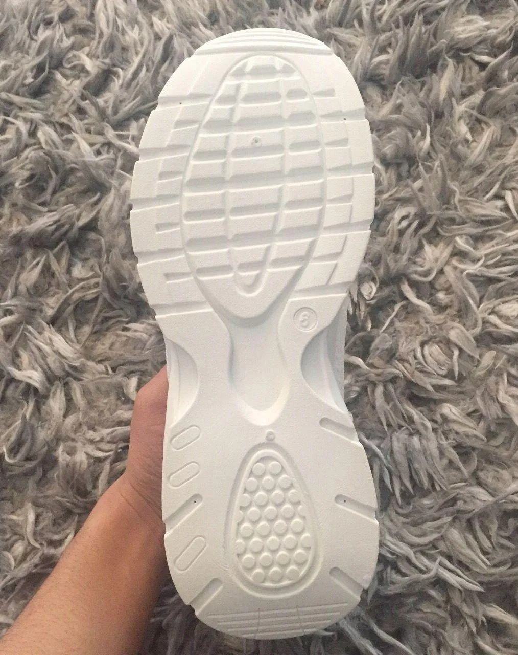 Nasty Gal White Chunky Sneakers - Image 2