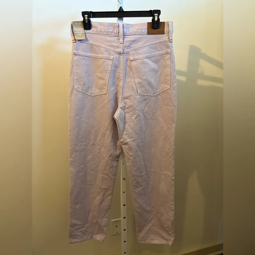 Madewell Women's Lilac purple Straight Leg Jeans - Image 2