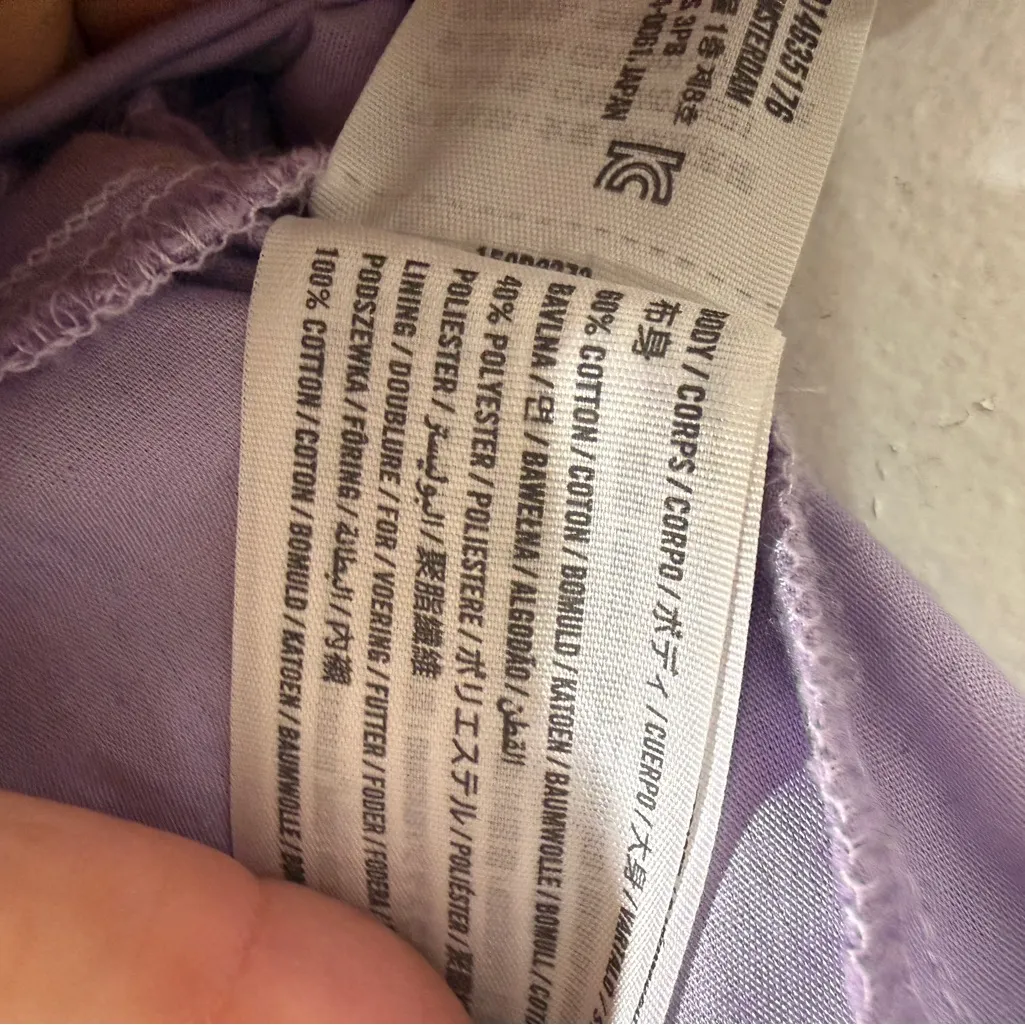 abercrombie fitch Purple ruffle Flutter Sleeve Mini Dress Size XXS - Image 6