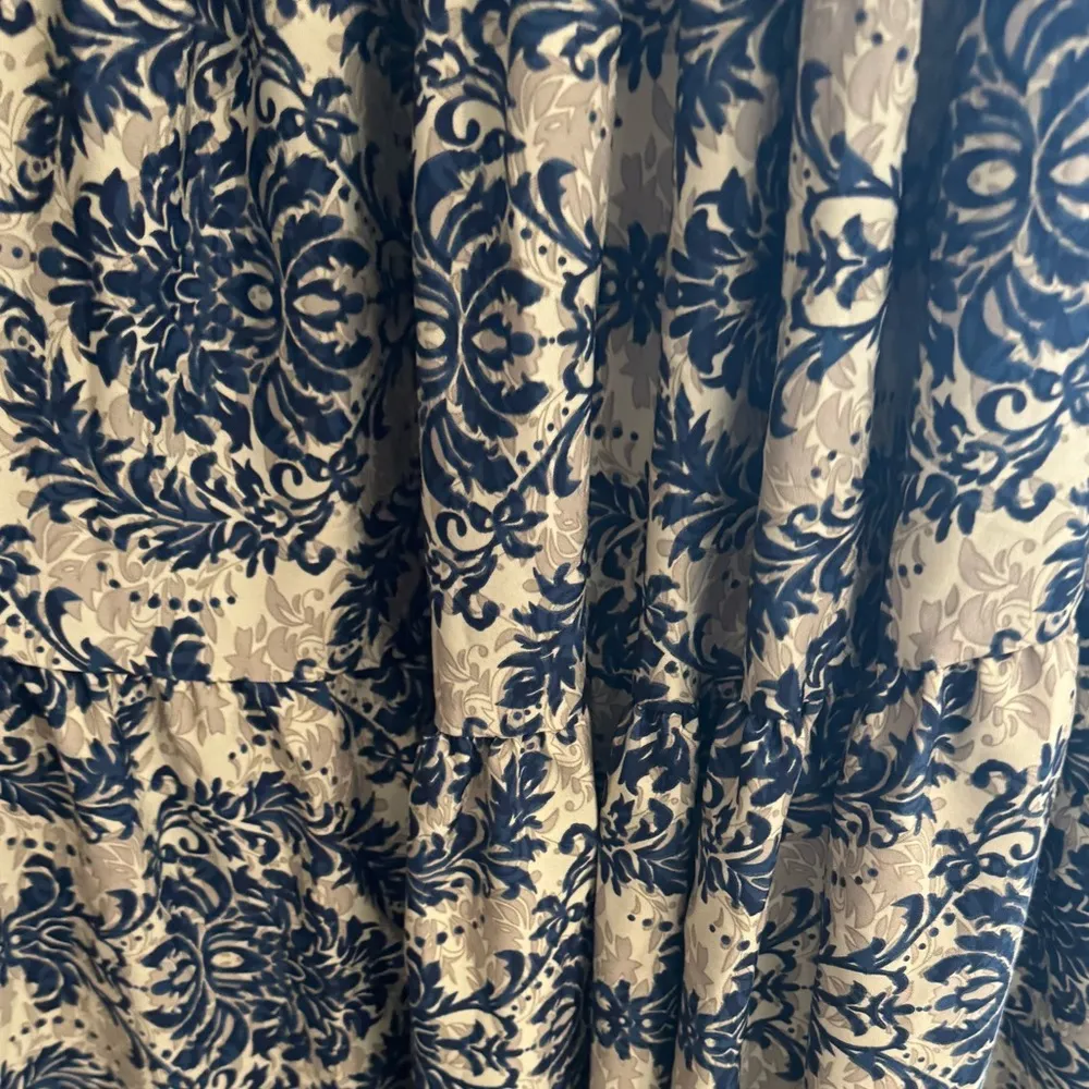 Floral Blue and Cream Women's Set - Image 6