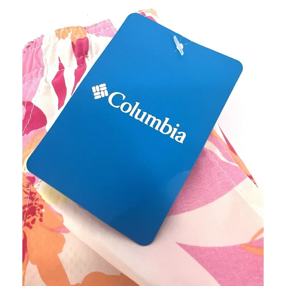 Columbia Sandy River II Printed Shorts Womens SZ Small 5" Inseam Flower Bright - Image 6