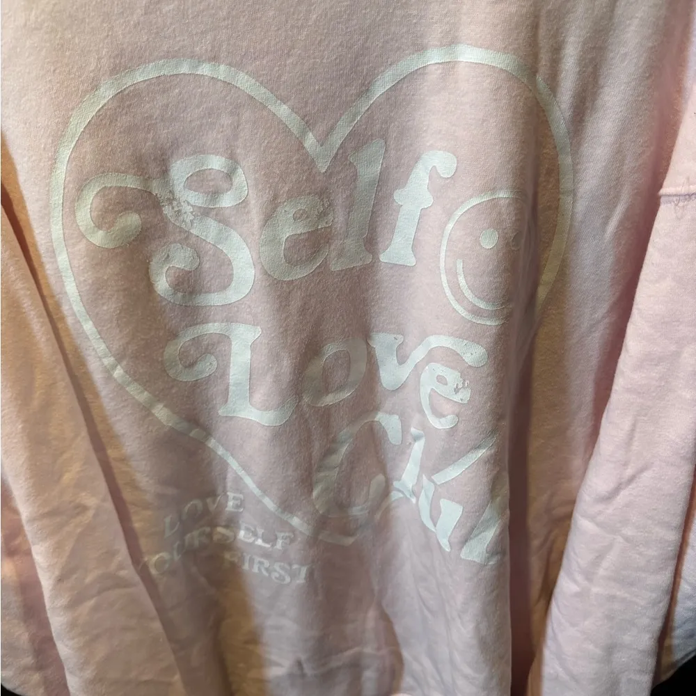 Grayson Threads Pink Self Love Cub Graphic Sweatshirt Size Medium - Image 2