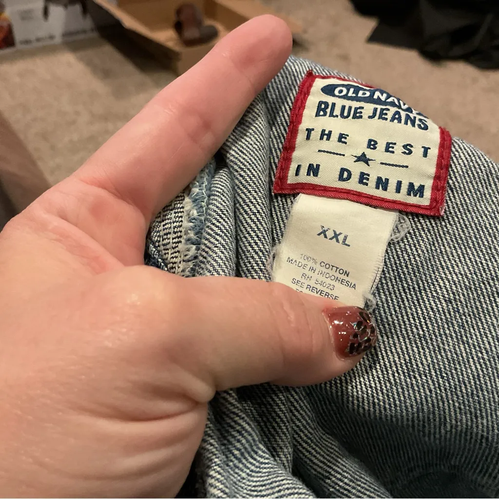 Old Navy  Blue Denim Jumpsuit - Image 2