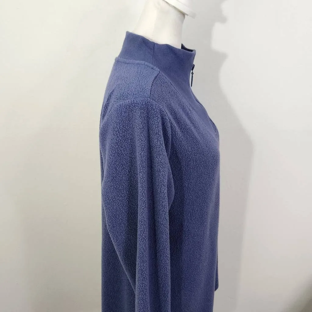 D&Co. Active Soft Blue Pullover Size Medium Blue Half - Image 4
