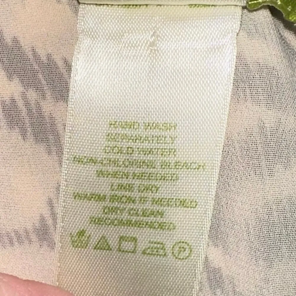 Sigrid Olsen Floral Patterned Brown & Cream Skirt - Image 5