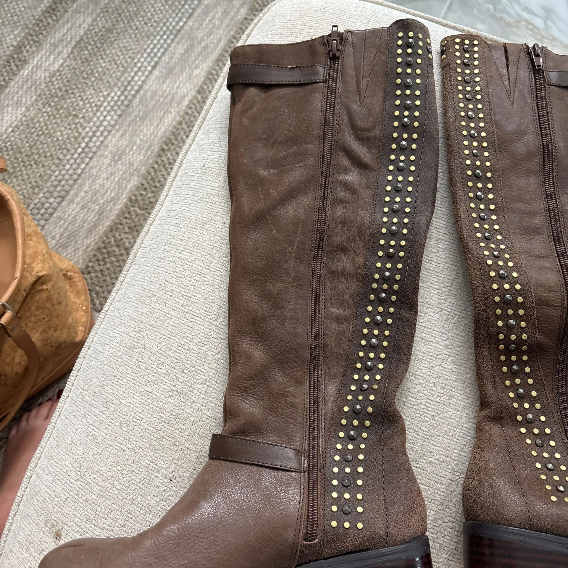Jessica Simpson Ellister Studded Buckle Knee High Boots - Image 5